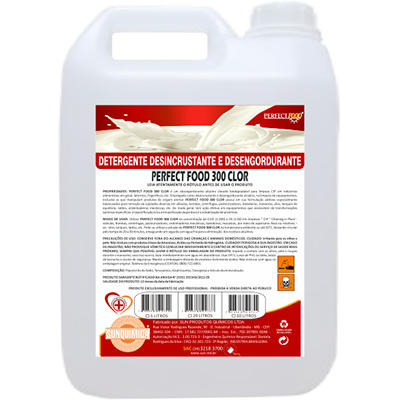 Detergente Desincrustante Desengordurante PERFECT FOOD 300 CLOR