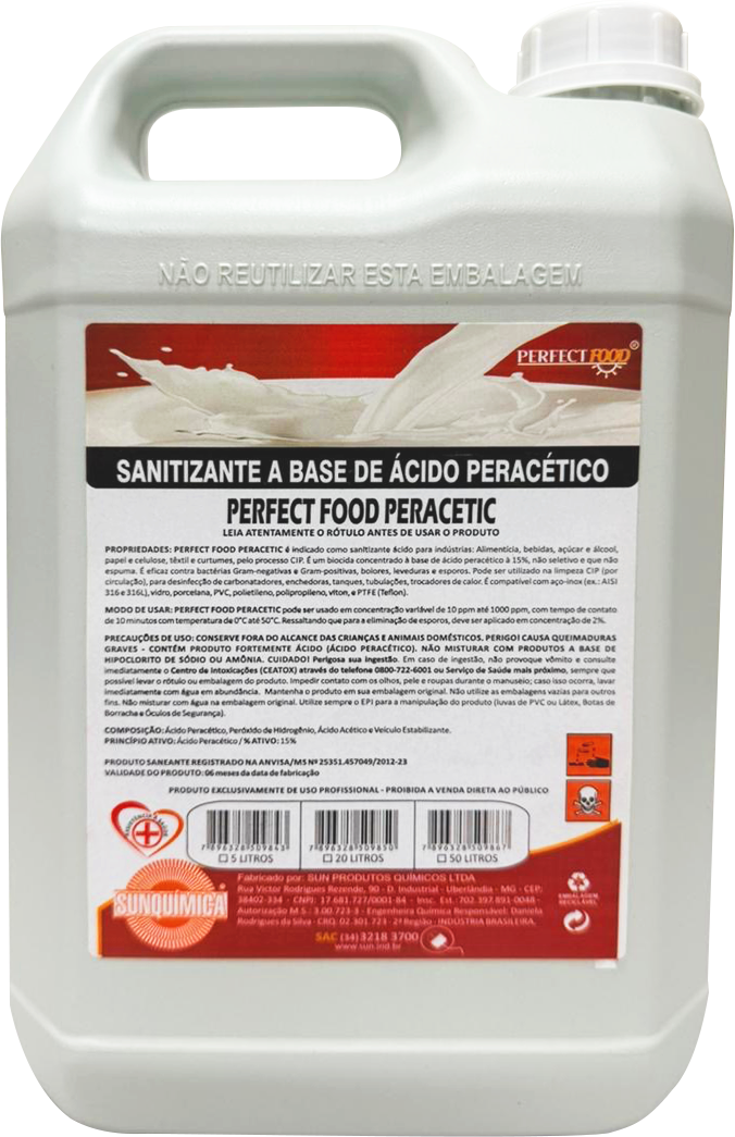 Ácido Peracético 15% - PERFECT PERACETIC