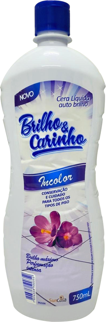 Cera Líquida Auto Brilho BRILHO&CARINHO